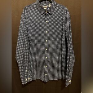 Van Heusen Navy Button-Down Shirt